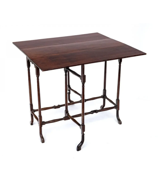 18th Century English Mahogany Spider Leg Drop-Leaf Table, circa 1780–1820