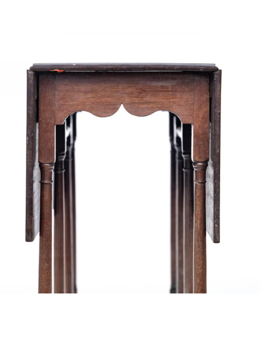 18th Century English Mahogany Spider Leg Drop-Leaf Table, circa 1780–1820