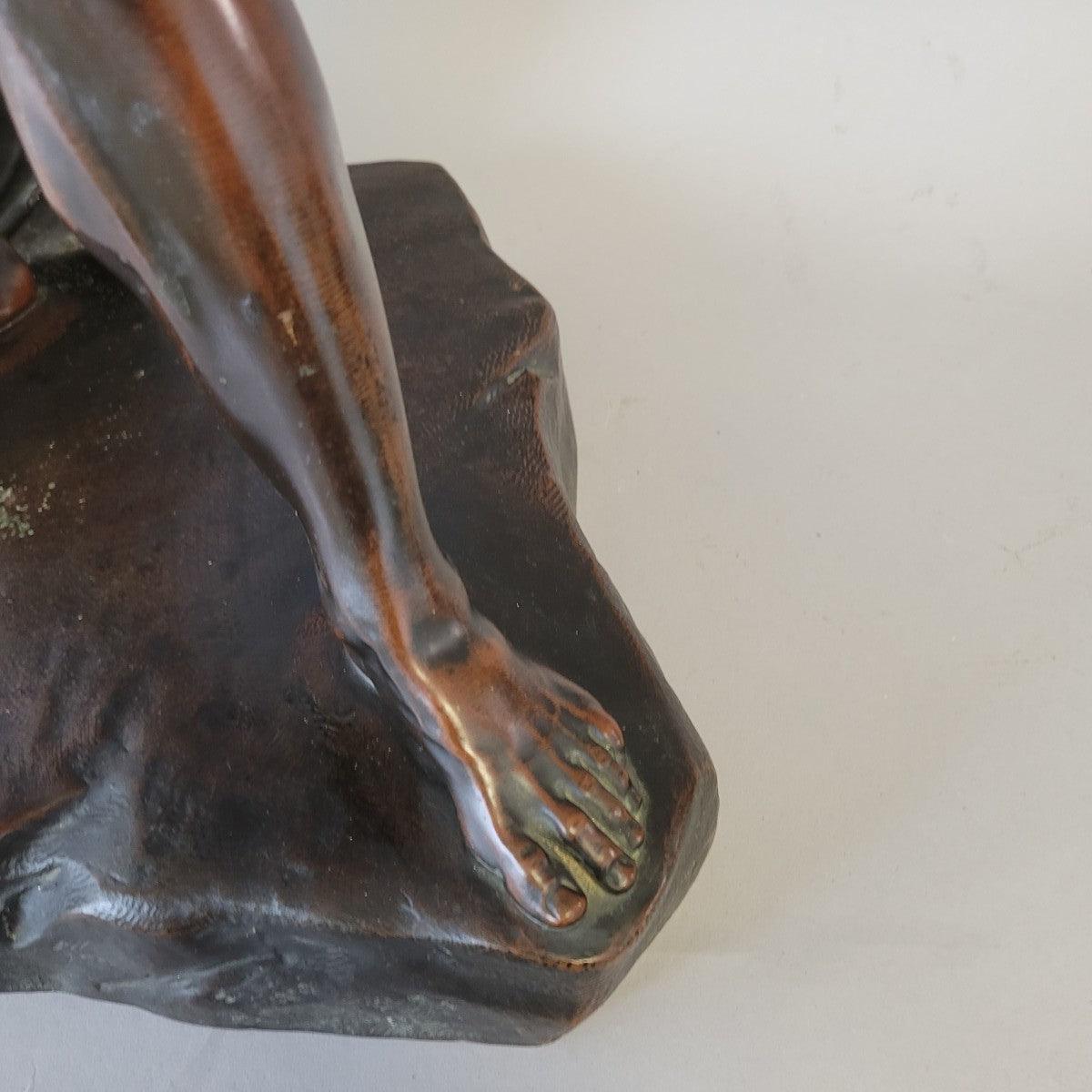 Monumental Victorian Elkington & Co. Electrotype Bronze Warrior Sculpture, England, c. 1860–1880