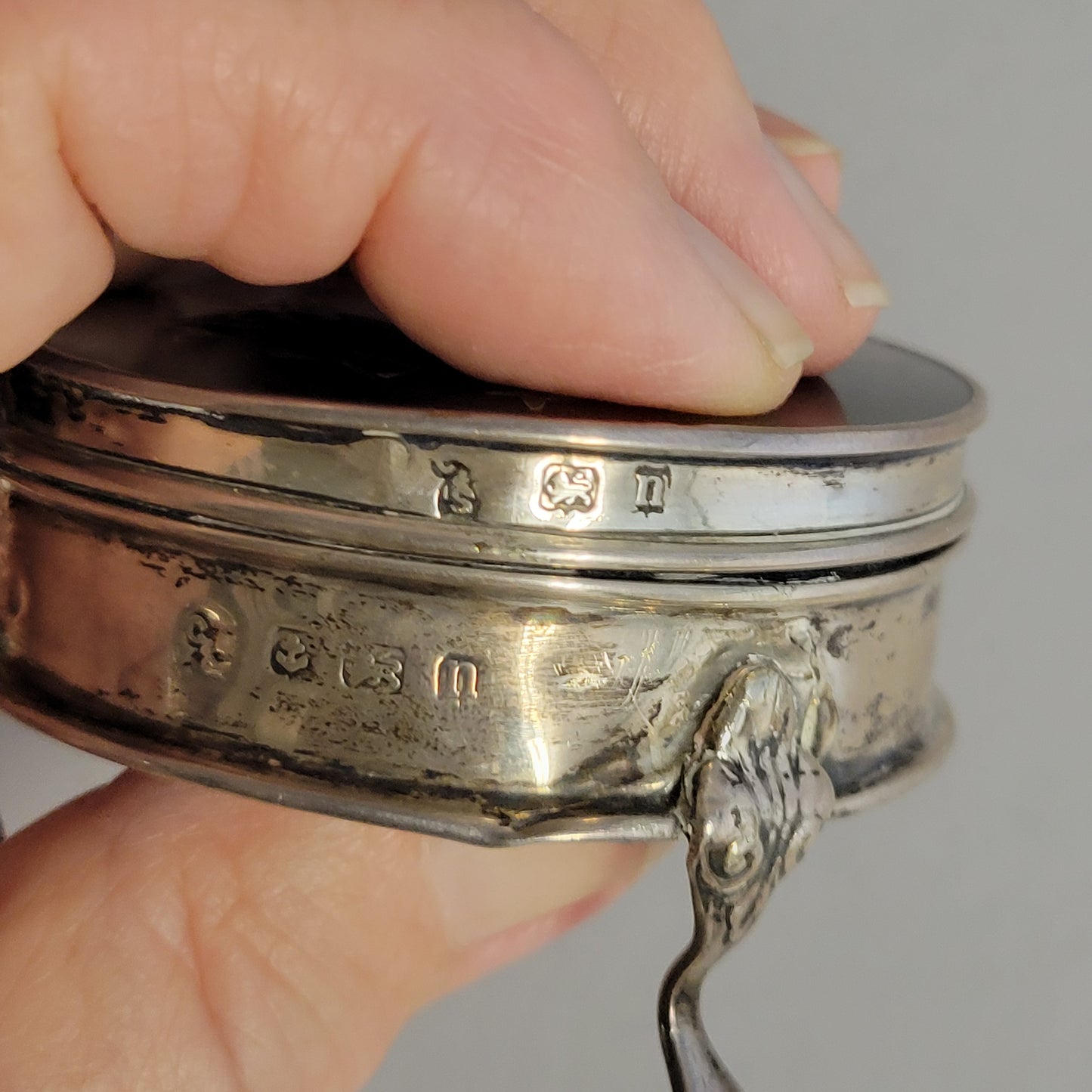 Victorian Sterling Silver & Tortoiseshell Box, London 1888