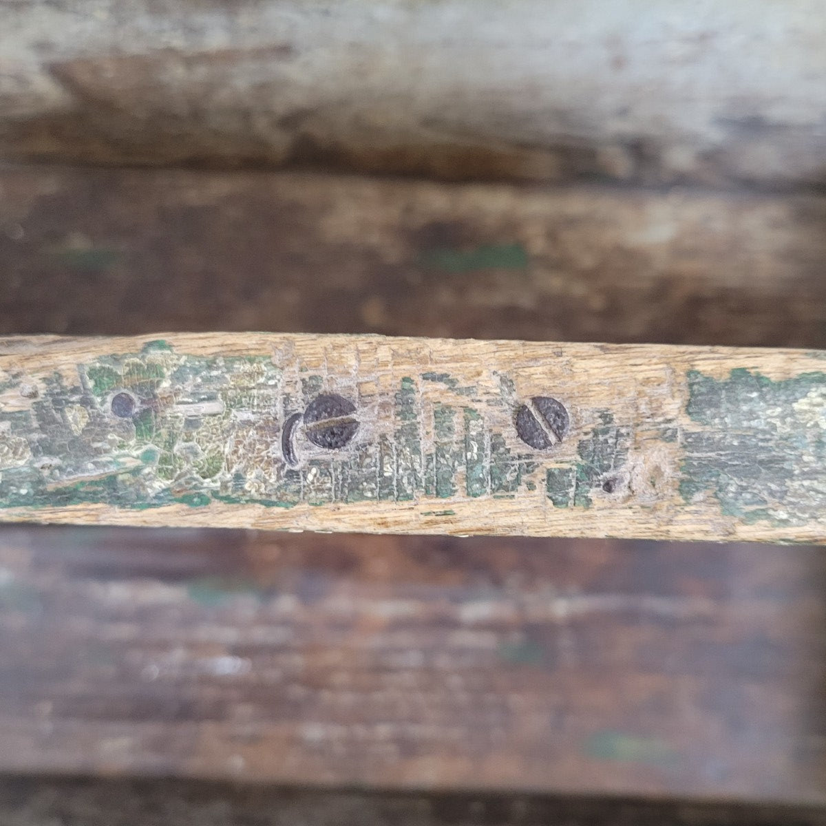 Early American Primitive Painted Pine Utensil Carrier, Circa 1800–1830