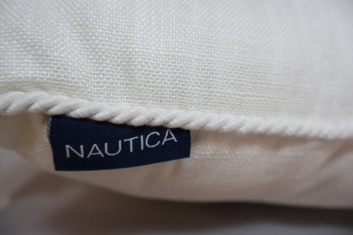 Pair of Nautica Embroidered Lobster Lumbar Pillows
