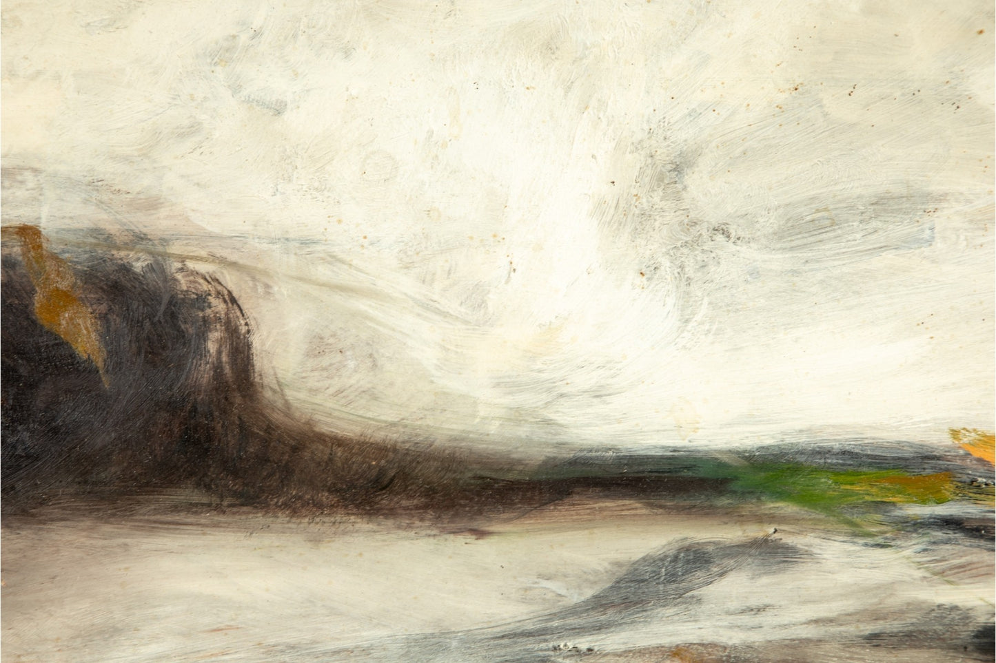 John D. Boison Abstract Landscape Oil on Masonite, 49"